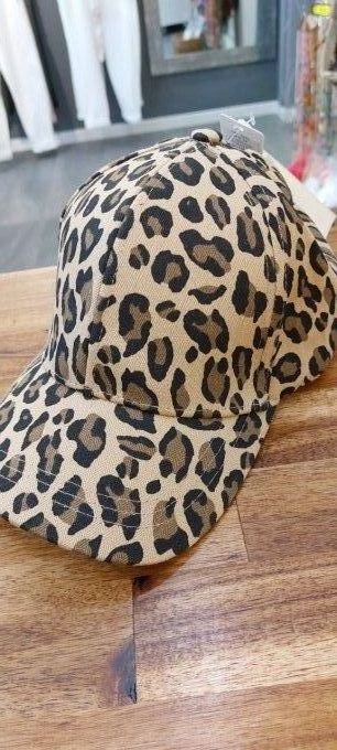 Casquette fashion imprimée léopard